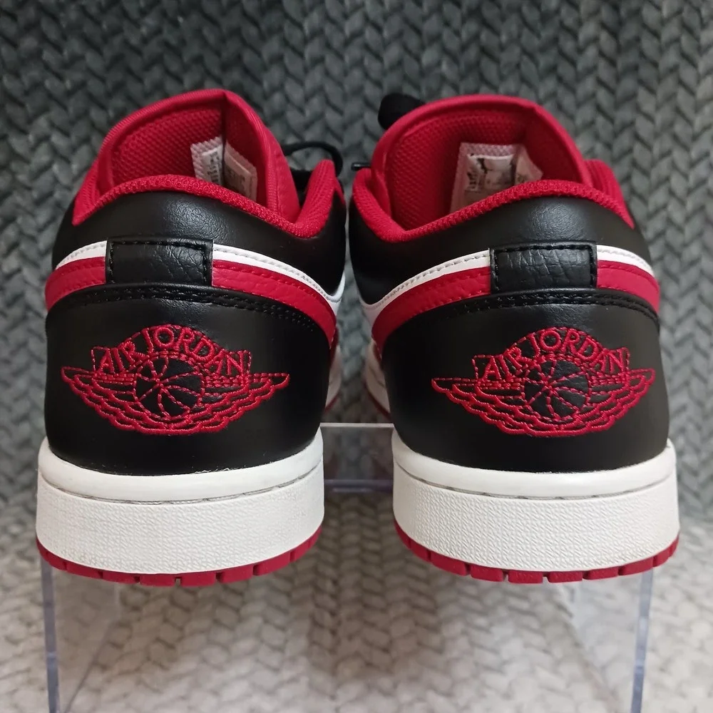 Air Jordan 1 Low Reverse Black Toe Men's Sneakers Shoes Size 8.5